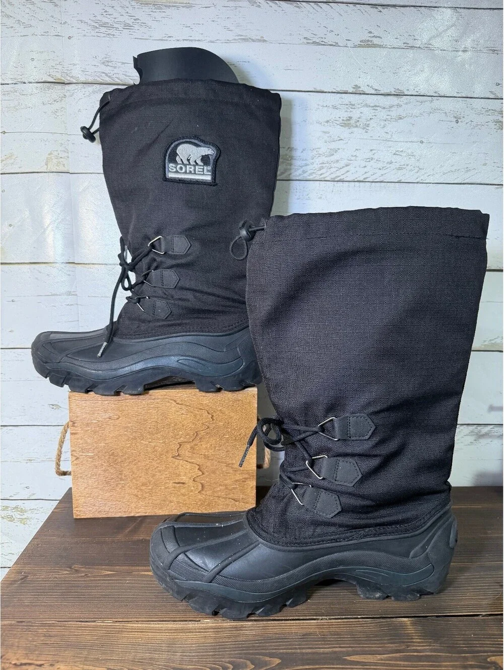Sorel Men's Blizzard II Waterproof Insulated Black Winter Snow Boots Size 10